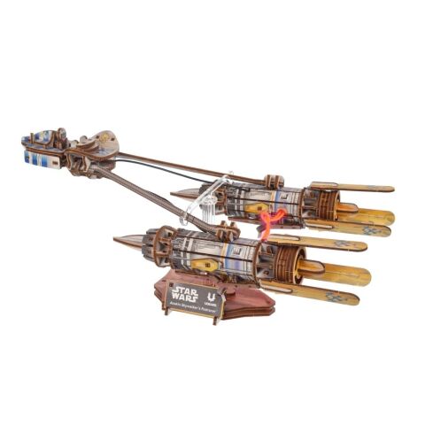 Ugears Mechanisches 3D-Puzzle aus Holz Star Wars Anakin Skywalkers Renn-Gleiter